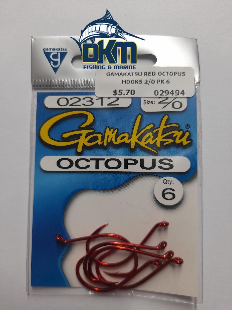Gamakatsu Octopus Hook 2/0 Red