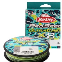 Berkley ProSpec X8 UltraCast Braid Aqua Camo 150m 6lb