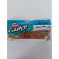 Berkley Gulp 7" 18cm 4pk Crazy Legs Jerk Shad Nuclear Chicken