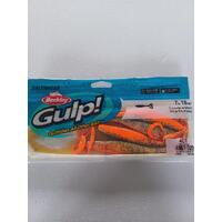 Berkley Gulp 7" 18cm 4pk Crazy Legs Jerk Shad Orange Belly Shrimp