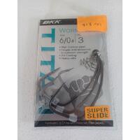 BKK Titan Softbait Worm Hook 6/0 3pk