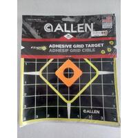 Allen Adhesive Grid Target 6 pack 22cm x 21cm