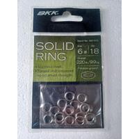 BKK Solid Rings Size 6# 18pk 220lb 99kg