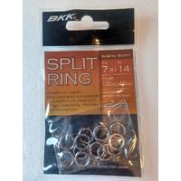 BKK Split Ring 7# 14pk 100lb/45kg