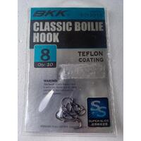 BKK Boilie Hooks Size 8 Super Slide Pk10