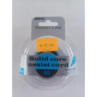 BKK Solid Core Assist Cord 50lb 5M