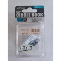BKK Heavy Circle Glow 25pk 1/0 Hooks
