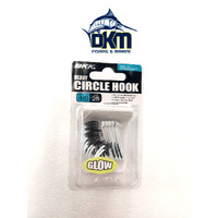 BKK Heavy Circle Hook 25 Pack Glow 4/0