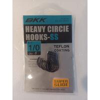 BKK Heavy Circle Hooks SS 1/0 pk8