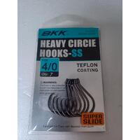 BKK Heavy Circle Hooks SS 4/0 pk7