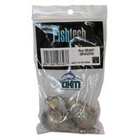 Fishtech Snap On Sinker 4oz (2 per pack)