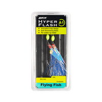 BKK HYPER FLASH A1 FLYING FISH (BN Octopus Beak+Blue/Silver) 4/0