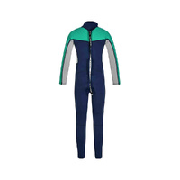 Mirage WS55 Boys Steamer Wetsuit 3/2mm - Aqua/Navy - 4