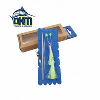 MUSTAD NZR05 DEMON FLASH RIG - LUMO/GREEN 8/0