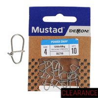 Mustad Demon DLT010 Power Lure Snap Sz.4 60kg