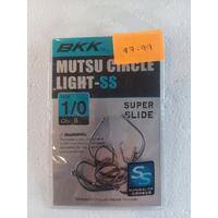 BKK Mutsu Circle Light-SS 1/0 PK8