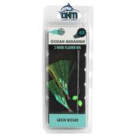 OCEAN ASSASSIN GREEN WIZARD FLASHER RIG 4/0