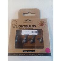 Ocean Angler Lightbulb Jig Heads Pink 1/4oz 3/0 Pk4