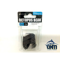 BKK Octopus Beak Black Nickel 3/0 Pk25 Hooks