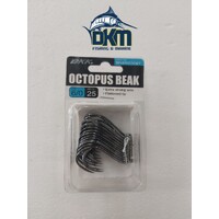 BKK Black Nickel Octopus Beak 6/0 25 Pack