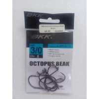 BKK Black Nickel Octopus Beak 3/0 PK8