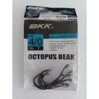 BKK Black Nickel Octopus Beak 4/0 PK7