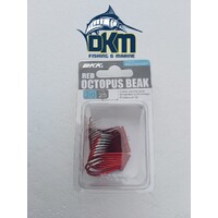 BKK Red Octopus Beak 2/0 25 Pack