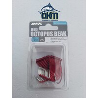 BKK Red Octopus Beak 3/0 25 Pack