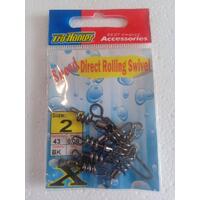 Pro Hunter Speed Direct Rolling Swivel Size 2 43kg 7pk