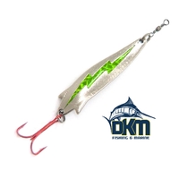 Kilwell NZ Toby 20G Chartreuse Lightning Treble Hook Rigged